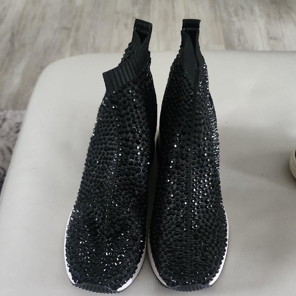 Michael Kors Black Crystal Sneakers